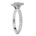 Load image into Gallery viewer, Charming Princess Cut Diamond Solitaire Ring With Bezel Set (2.00 CT. Princess Cut)