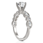 Load image into Gallery viewer, 1.00 Carat Solitaire With Marquise Cut Diamond Ring