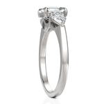 Load image into Gallery viewer, Peerless Asscher Cut & Pear Cut Trio Diamond Ring (1.50 CT. Asscher Cut)