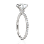 Load image into Gallery viewer, Finest Solitaire Oval Cut Diamond Wedding Ring (1.50 CT. Oval Cut)