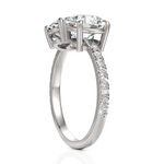 Load image into Gallery viewer, Gracious Toi Et Moi Wedding Ring With Round Cut & Oval Cut Diamond (1.50 CT. Each Diamond)