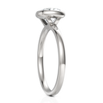 Load image into Gallery viewer, Pleasant Cushion Cut Diamond solitaire Ring With Bezel Set (1.50 CT.)