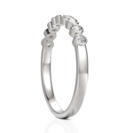 Load image into Gallery viewer, Elegant half Eternity Ring With Round Cut Diamond