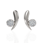 Load image into Gallery viewer, Heavenly Diamond Studded Earrings