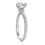 Load image into Gallery viewer, Solitude Grace Square Radiant Cut Diamond Ring (1.50 CT. Square Radiant Cut)