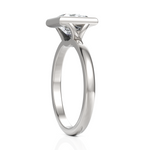 Load image into Gallery viewer, Lucid Princess Cut Diamond Ring With Bezel Set (1.50 CT.)