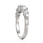 Load image into Gallery viewer, Olympius 5 Stone Round Cut Diamond Ring