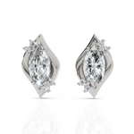 Load image into Gallery viewer, Classic Marquise Cut Diamond Studs