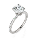 Load image into Gallery viewer, Stellar Radiant Square Cut Solitaire Diamond Wedding Ring (2.00 CT. Radiant Square)
