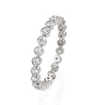 Load image into Gallery viewer, Alluring Round Bezel Setting Diamond Eternity Band