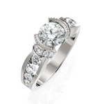Load image into Gallery viewer, Desire Solitaire Wedding Ring (1.00 CT. Center Diamond)