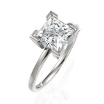 Load image into Gallery viewer, Nebula Solitaire Princess Cut Spark Ring