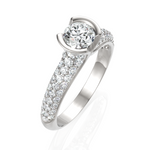 Load image into Gallery viewer, Prolific Unique Diamond Setting Ring
