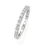 Load image into Gallery viewer, Brimming Round Cut Diamond Full Eternity Band