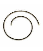 Load image into Gallery viewer, Attractive Round Cut Black Diamond Necklace (Natural Black Diamond)