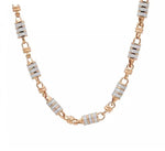 Load image into Gallery viewer, Jazzy Diamond Necklace Chain For Men With Round Cut Diamonds