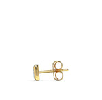 Load image into Gallery viewer, Spunky Single Piece Ear Stud For Men With Round Cut Diamond (Yellow Gold)