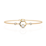 Load image into Gallery viewer, WHISPERING EMBRACE WILLOW DIAMOND BRACELET