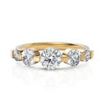 Load image into Gallery viewer, Olympius 5 Stone Round Cut Diamond Ring