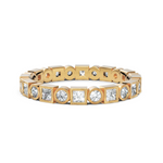 Load image into Gallery viewer, Ornate Round Cut & Princess Cut Diamond Band