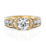 Load image into Gallery viewer, Desire Solitaire Wedding Ring (1.00 CT. Center Diamond)