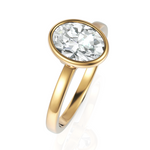 Load image into Gallery viewer, Classic Oval Cut Diamond With Bezel Set (1.50 CT.)
