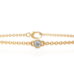 Load image into Gallery viewer, Solitary Round Cut Diamond Bracelet