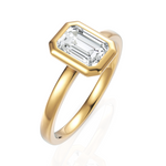 Load image into Gallery viewer, Alluring Emerald Cut Diamond With Bezel Setting (1.00 CT.)