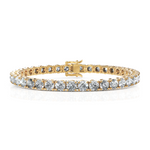 Load image into Gallery viewer, Sparkling Round Cut Diamond Tennis Bracelet(0.30CT Each)