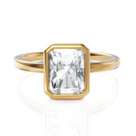 Load image into Gallery viewer, Bezel Set Radiant Cut Diamond Solitaire Ring (1.50 CT. Solitaire)