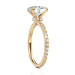Load image into Gallery viewer, Finest Solitaire Oval Cut Diamond Wedding Ring (1.50 CT. Oval Cut)