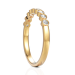 Load image into Gallery viewer, Elegant half Eternity Ring With Round Cut Diamond