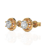 Load image into Gallery viewer, Dazzling Solitaire Stud Earrings