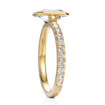 Load image into Gallery viewer, Bezel Set Emerald Cut Solitaire Engagement Ring (1.00 CT. Solitaire)