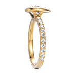 Load image into Gallery viewer, Remarkable Bezel Set Pear Cut Solitaire Ring (1.00 CT. Center Diamond)