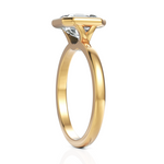 Load image into Gallery viewer, Asscher Cut Solitaire Diamond Ring With Bezel Setting (2.00 CT.)
