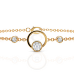 Load image into Gallery viewer, WHISPERING EMBRACE WILLOW DIAMOND BRACELET