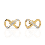 Load image into Gallery viewer, Eternal Infinity Diamond Earrings