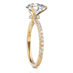 Load image into Gallery viewer, Dropping Pear Cut Solitaire Diamond Ring (2.00 CT. Pear Cut)