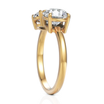 Load image into Gallery viewer, Toi Et Moi Solitaire Diamond Ring With Oval Cut & Round Cut Diamonds (1.50 CT. Each Diamond)
