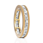 Load image into Gallery viewer, Princess Cut Diamond Eternity Wedding Band