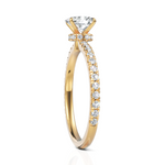 Load image into Gallery viewer, Latin Oval Cut Diamond Solitaire Ring (0.50 CT Oval)