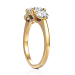Load image into Gallery viewer, Troupe Round Three Stone Round Cut Diamond Ring (1.5 CT. Center Diamond)