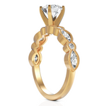 Load image into Gallery viewer, 1.00 Carat Solitaire With Marquise Cut Diamond Ring
