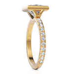Load image into Gallery viewer, Charming Princess Cut Diamond Solitaire Ring With Bezel Set (2.00 CT. Princess Cut)