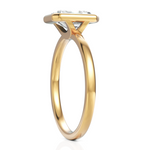 Load image into Gallery viewer, Bezel Set Radiant Cut Diamond Solitaire Ring (1.50 CT. Solitaire)