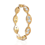 Load image into Gallery viewer, Stacking Eternity Marquise Round Simulated Diamond Band Ring