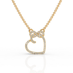 Load image into Gallery viewer, Infinity Love Diamond Pendant