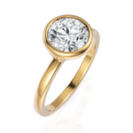 Load image into Gallery viewer, Solitaire Bezel Setting Diamond Ring (1.50 CT. Solitaire)