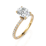 Load image into Gallery viewer, Finest Solitaire Oval Cut Diamond Wedding Ring (1.50 CT. Oval Cut)